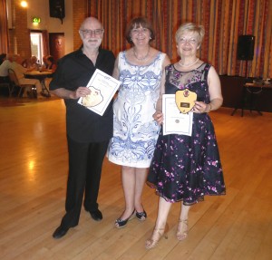 Bruce and Monika Gwynne Receive Ballroom Dancing Medal