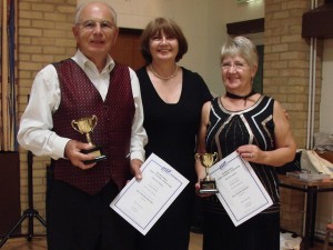Pat Bell and Jack Radford With Janina Mossman and Dance Awards